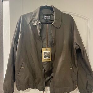 Filson Women’s Whipcord Bomber Jacket Root Olive NWT